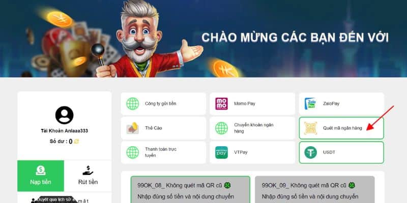 Nạp Tiền 99ok - Đa Dạng Phương Thức Thao Tác Nhanh Chóng